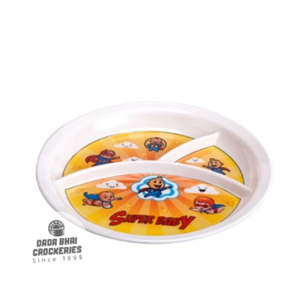 3-Section-Baby-Plate-10_-Super-Baby-italiano-Melamine