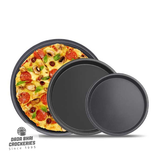 Non-stick-carbon-steel-pizza-pan-round-3pcs-set