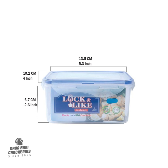 Monia Lock Rtg Food Cont. 450 ML-Trans