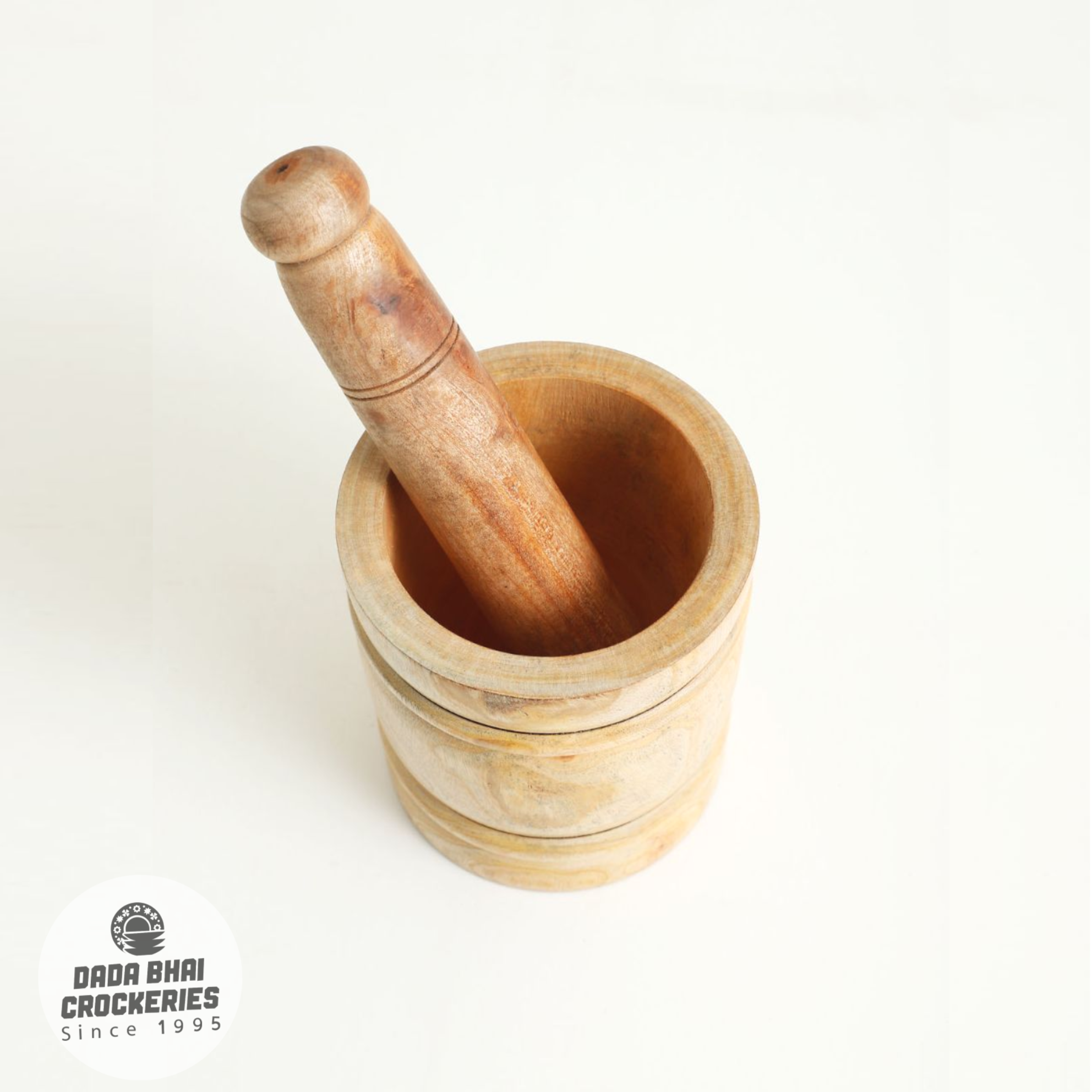 Wooden-haman-dista-mortar-pestle